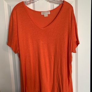 2X Orange VNeck T-shirt - Michael Kors